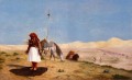 Prayer in the Desert Arab Jean Leon Gerome Islamic